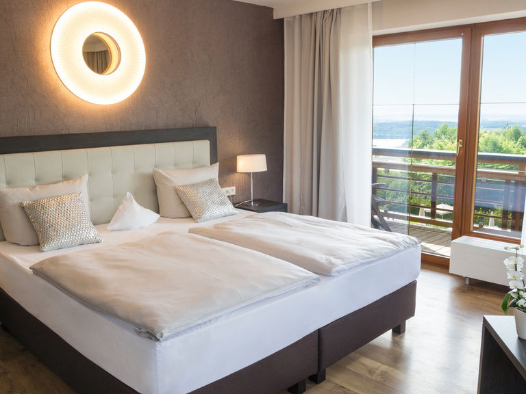 Bett im Doppelzimmer Superior