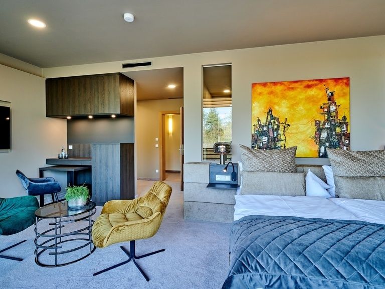 Schlafzimmer der Wald Suite