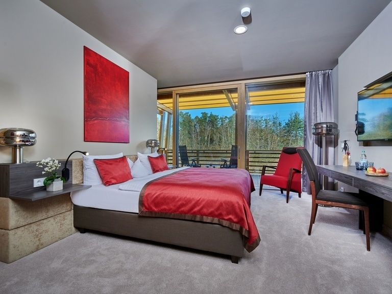 Waldstudio mit Blick zum Balkon